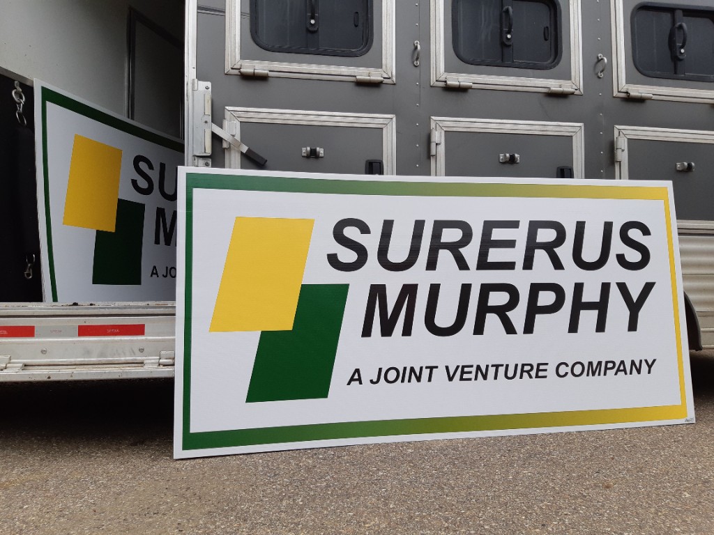 Oilfield Coroplast Signs